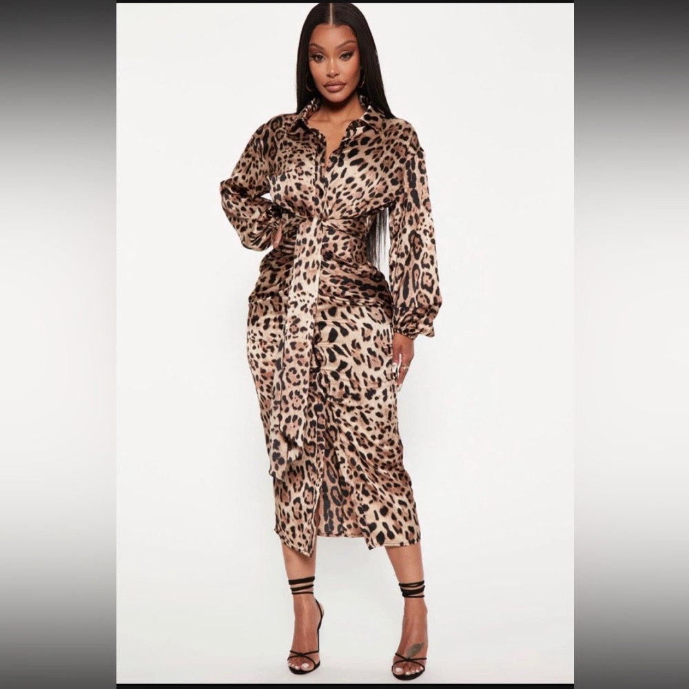 Leopard Print Dress